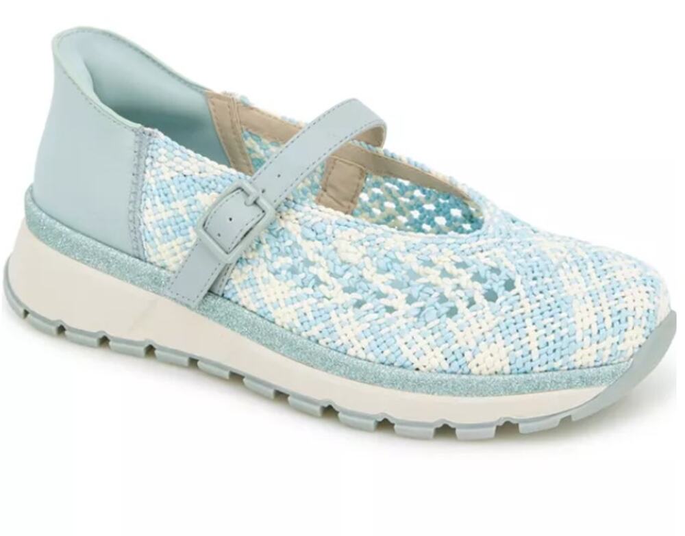 Reaction Kenneth Cole Shoes Women's Size 8.5M Blue Multi KUERQ EZ ON Mary Jane